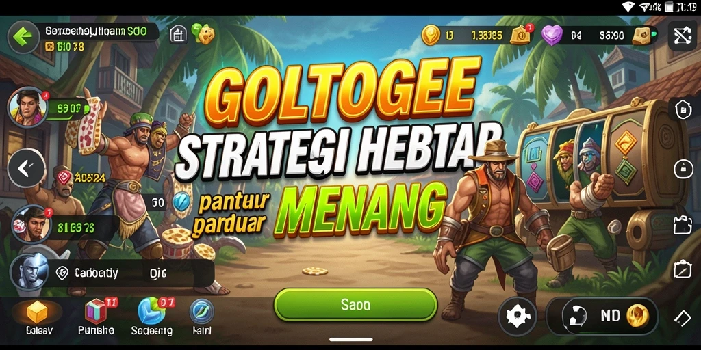 Tampilan gameplay strategi GOLTOGEL yang seru dan menantang.