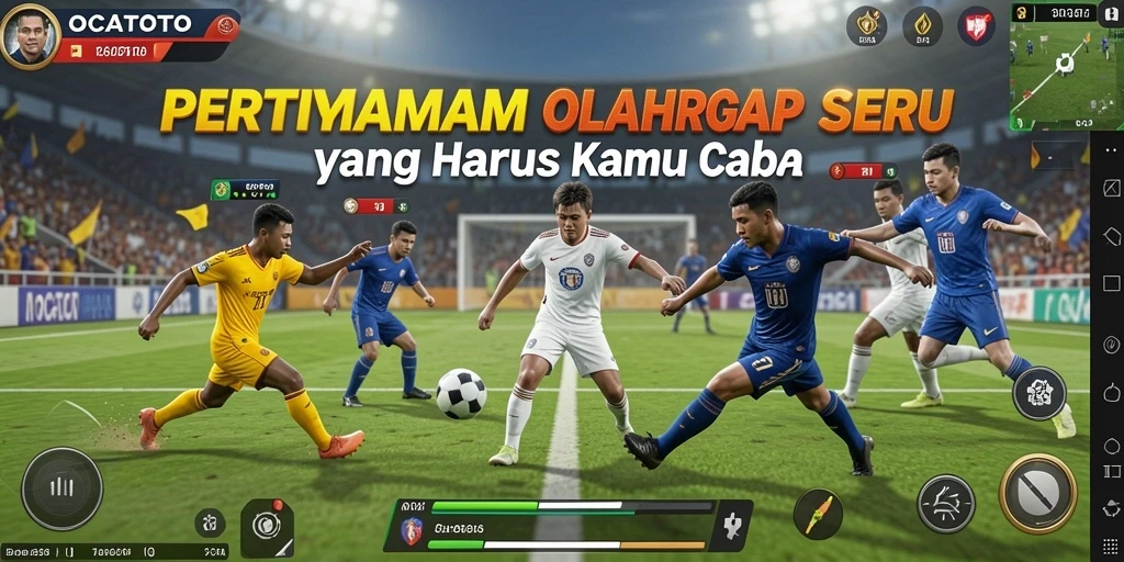 Tampilan gameplay OCATOTO yang menegangkan dan penuh aksi.