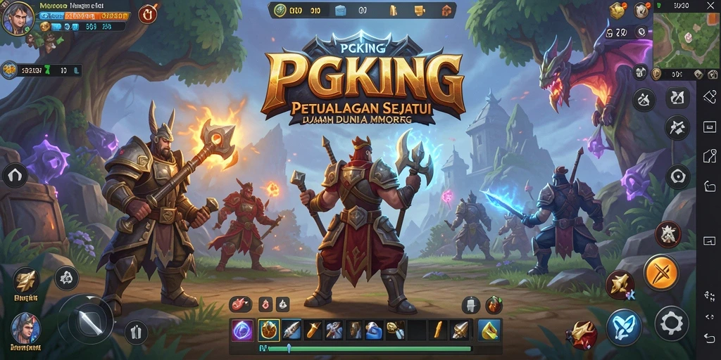 Tampilkan tampilan epik pertempuran di dunia PGKING.