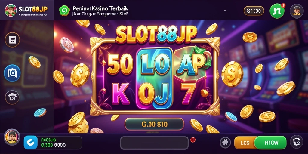 Tampilan menarik dari gameplay Kasino di SLOT88JP.