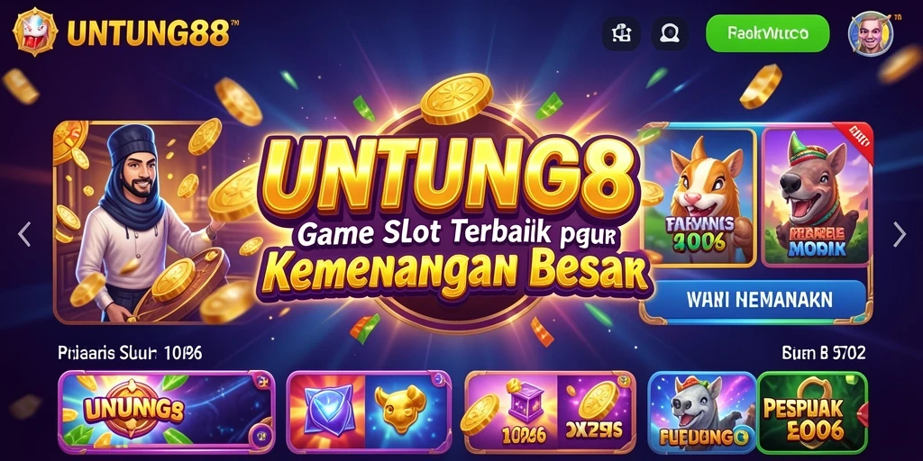 Screenshot UNTUNG88 menampilkan gameplay Slot yang menarik dan menguntungkan.