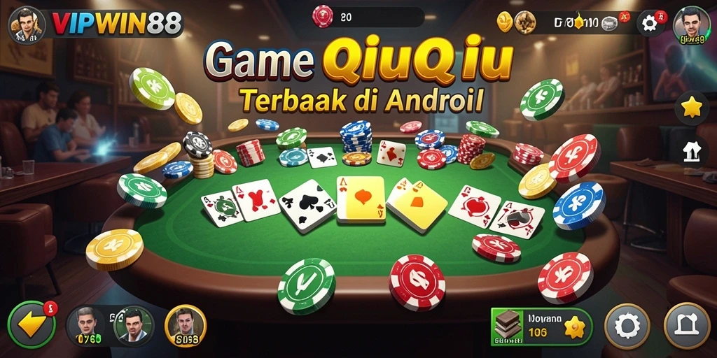 Tampilan gameplay QiuQiu yang seru dan penuh strategi.
